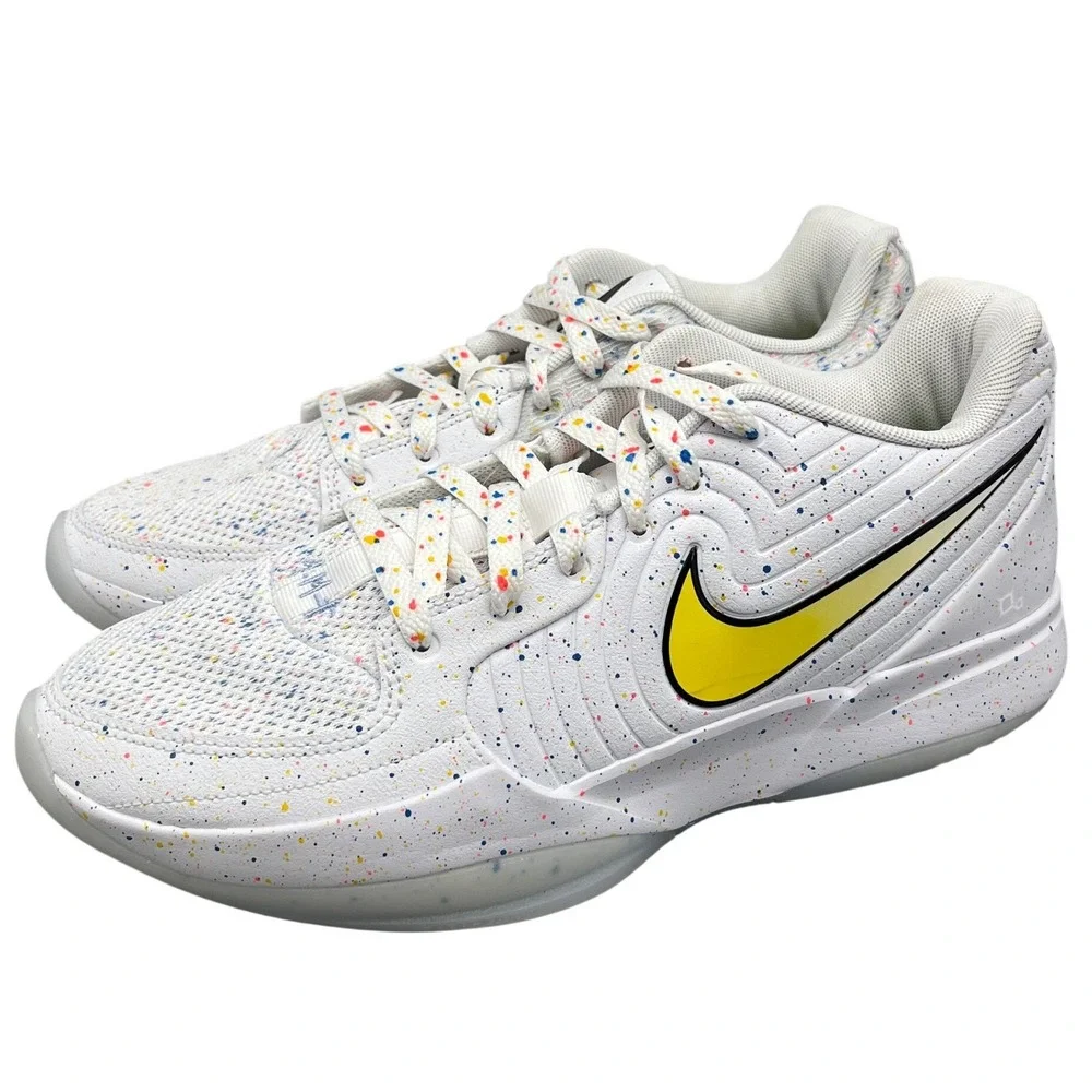 Nike Ja 1 Day One Basketball Shoes Mens 10.5 Speckle Crayon IF1606-100 Sport